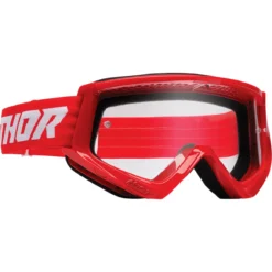 Ochelari moto Thor Combat Racer rosu - alb