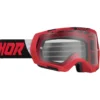 Ochelari moto Thor REGIMENT GOGGLES rosu- negru