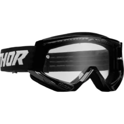 Ochelari moto copii Thor GOGGLE COMBAT RACER YTH negru - alb