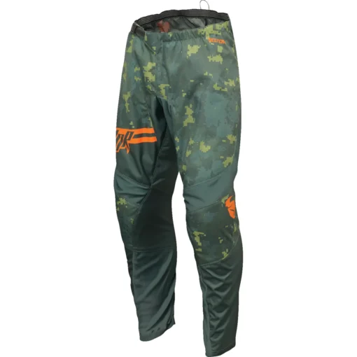 Pantaloni offroad Thor SECTOR YTH DIGI gri - verde
