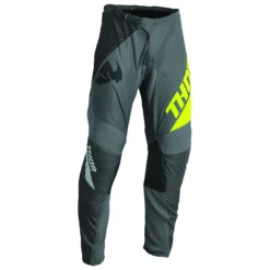 Pantaloni offroad copii Thor Sector Edge gri - acid