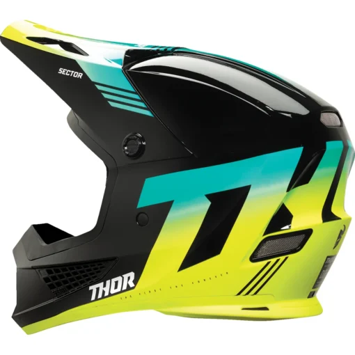 Casca moto offroad Thor Sector 2 Carve negru - acid