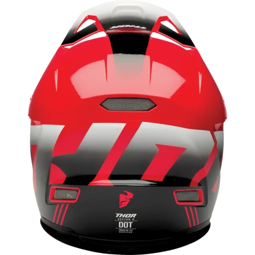 Casca moto offroad Thor Sector 2 Carve rosu - mtmoto