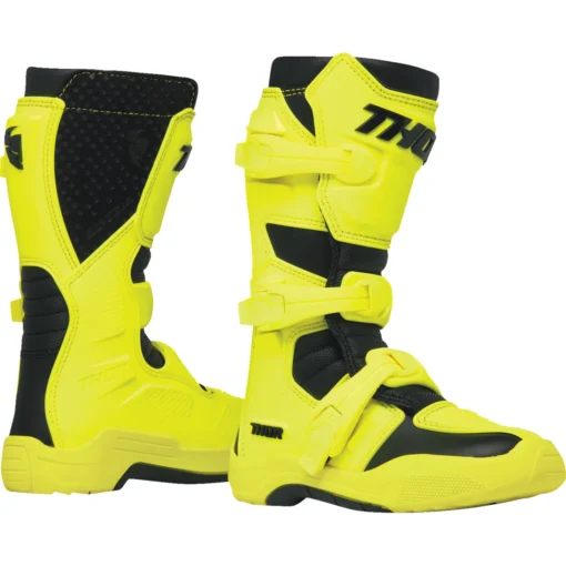 Cizme Offroad Thor copii YTH BLITZ XR negru - acid