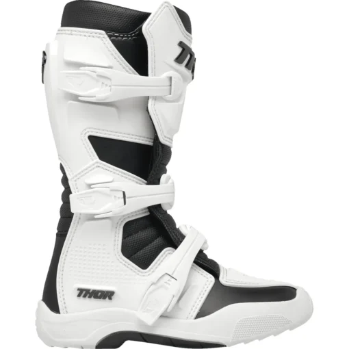 Cizme Offroad Thor copii YTH BLITZ XR negru - alb - mtmoto