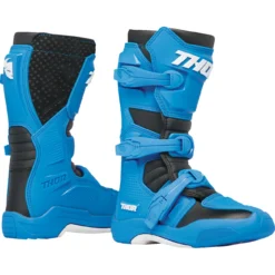 Cizme Offroad Thor copii YTH BLITZ XR negru - albastru