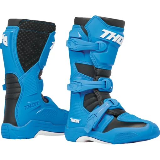 Cizme Offroad Thor copii YTH BLITZ XR negru - albastru