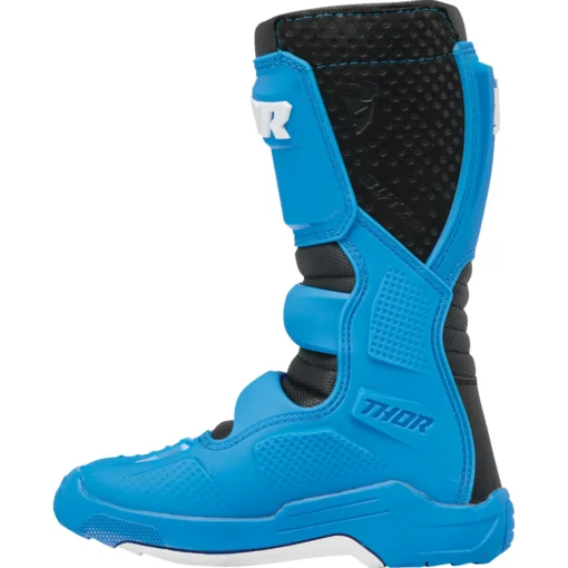Cizme Offroad Thor copii YTH BLITZ XR negru - albastru - mtmoto