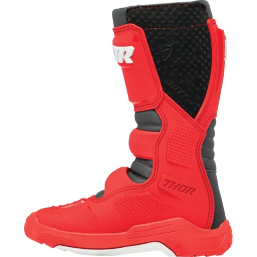 Cizme Offroad Thor copii YTH BLITZ XR negru - rosu - mtmoto