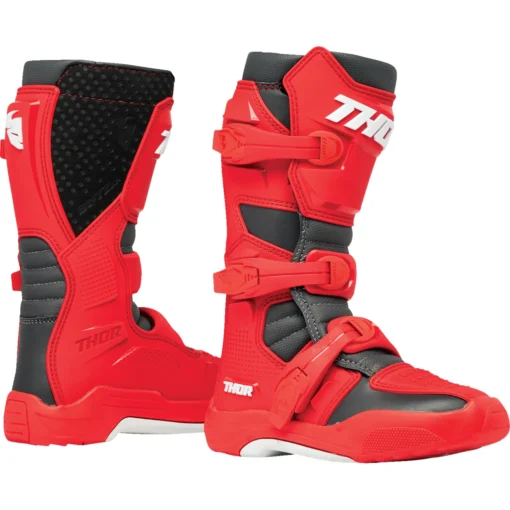 Cizme Offroad Thor copii YTH BLITZ XR negru - rosu