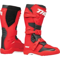 Cizme moto THOR BLITZ XP negru - rosu