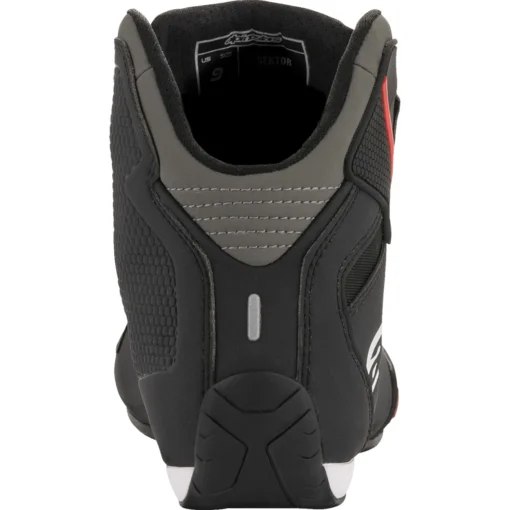 Ghete moto ALPINESTARS Sektor negru/rosu - mtmoto