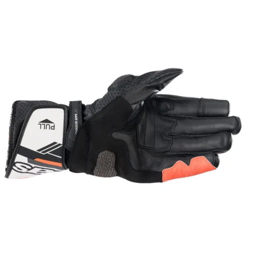 Manusi moto piele ALPINESTARS SP-8 V3 negru - alb