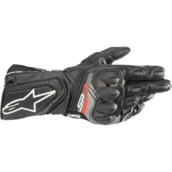 Manusi moto piele ALPINESTARS SP-8 V3 negru - gri- alb