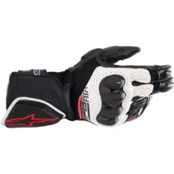 Manusi moto strada ALPINESTARS SP-8 V3 AIR alb - negru
