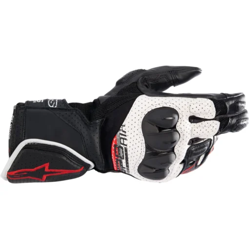 Manusi moto strada ALPINESTARS SP-8 V3 AIR alb - negru