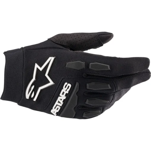 Manusi offroad Alpinestars F BORE negru - alb