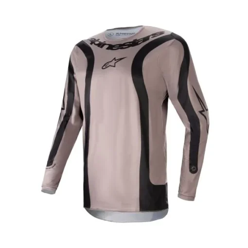 Bluza moto offroad Alpinestars Fluid Lurv maro - negru