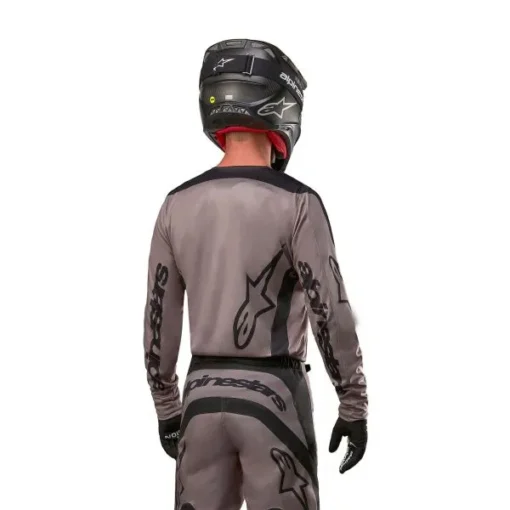 Bluza moto offroad Alpinestars Fluid Lurv maro - negru