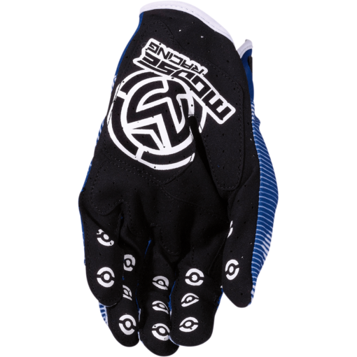 Manusi moto MOOSE RACING MX1 alb - albastru