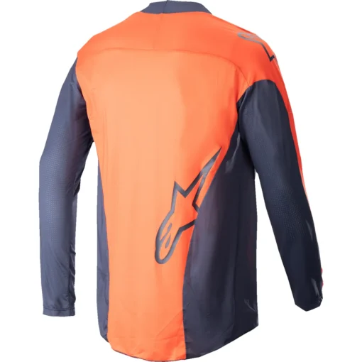 Bluza offroad ALPINESTARS T-STAR ARCH bleumarin - portocaliu