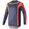 Bluza offroad ALPINESTARS T-STAR ARCH bleumarin - portocaliu