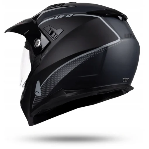 Casca moto enduro/ATV Ufo Aries negru - gri - mtmoto