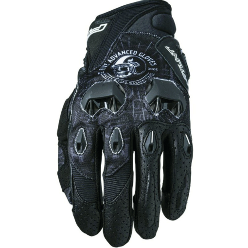 Manusi moto Five Stunt Evo Replica Scull negru