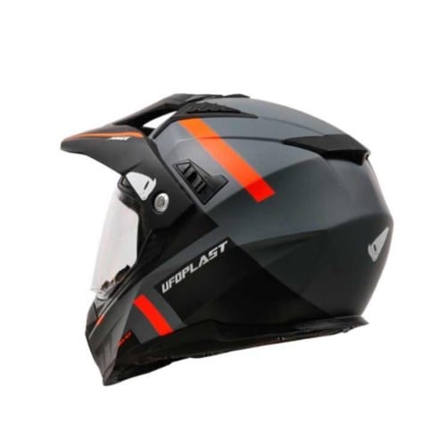 Casca moto enduro/ATV Ufo Aries gri/portocaliu 3 Casca moto enduro/ATV Ufo Aries gri/portocaliu - mtmoto