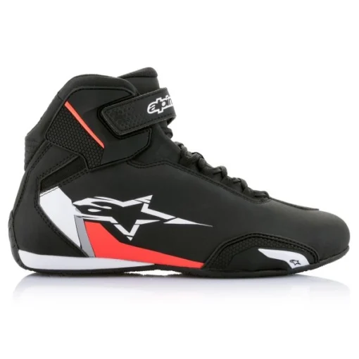 Ghete moto ALPINESTARS Sektor, negru - alb