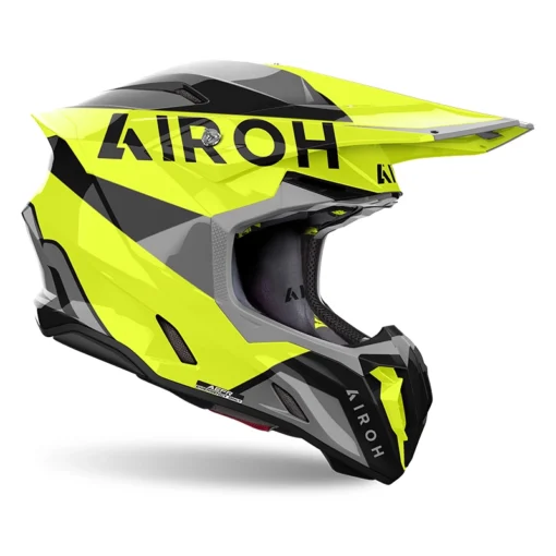 Casca moto Airoh Twist 3 King galben