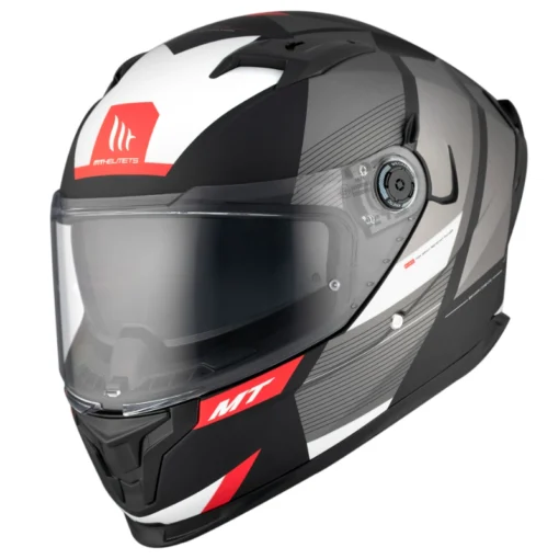Casca moto full face MT Braker SV Chento B0 negru - gri