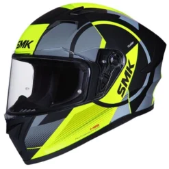 Casca moto full-face SMK STELLAR STELLAR FARO gri - galben