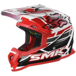 Casca off-road SMK ALLTERRA TRIBOU negru - rosu