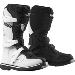 Cizme offroad copii THOR BLITZ XP YTH alb - negru