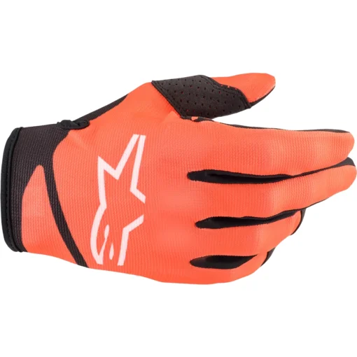 Manusi moto Alpinestars copii YTH Radar portocaliu - negru