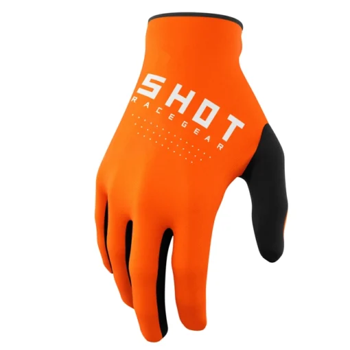 Manusi moto offroad Shot Raw Orange
