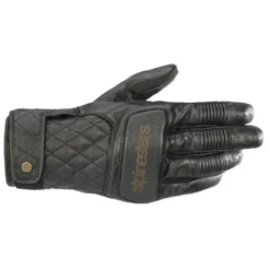 Manusi moto piele ALPINESTARS BRASS negru