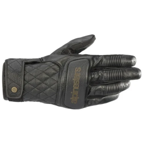 Manusi moto piele ALPINESTARS BRASS negru