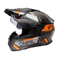 Casca moto O'Neal Square V24 portocaliu