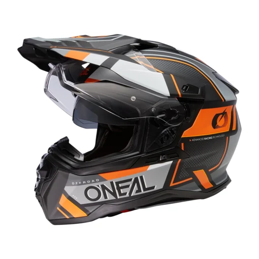 Casca moto O'Neal Square V24 portocaliu