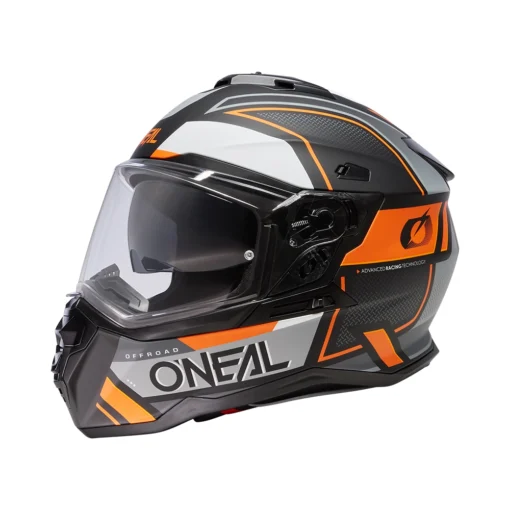 Casca moto O'Neal Square V24 portocaliu