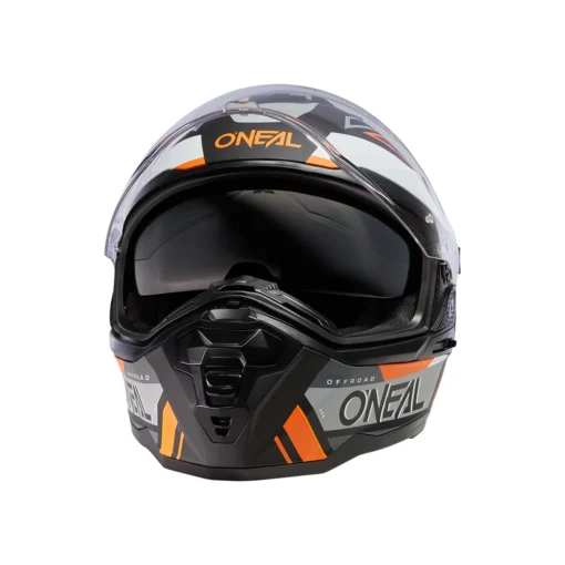 Casca moto O'Neal Square V24 portocaliu - mtmoto