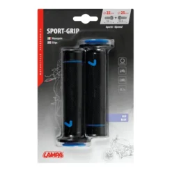 Mansoane ghidon moto universal Sport Grip negru - albastru