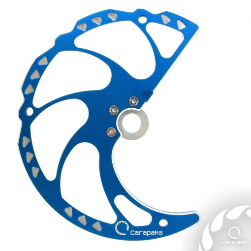 Protectie aluminiu disc frana fata KTM/Hus 2015-2023 Carapaks - albastru
