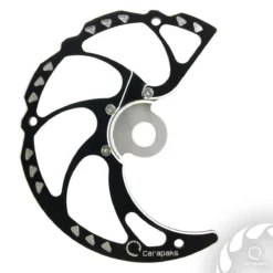 Protectie aluminiu disc frana fata KTM/Hus 2015-2023 Carapaks - negru