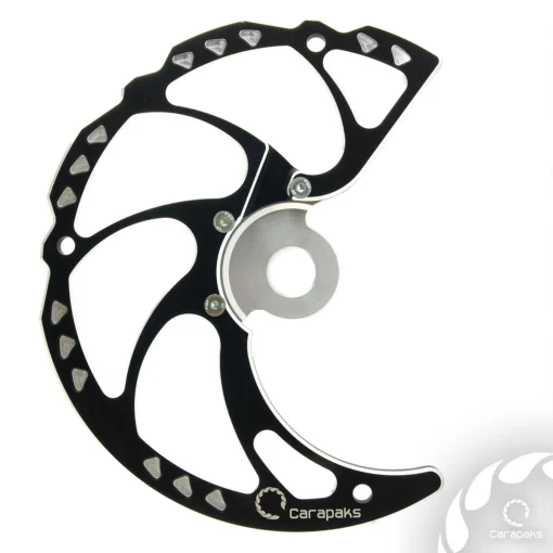 Protectie aluminiu disc frana fata KTM/Hus 2015-2023 Carapaks - negru