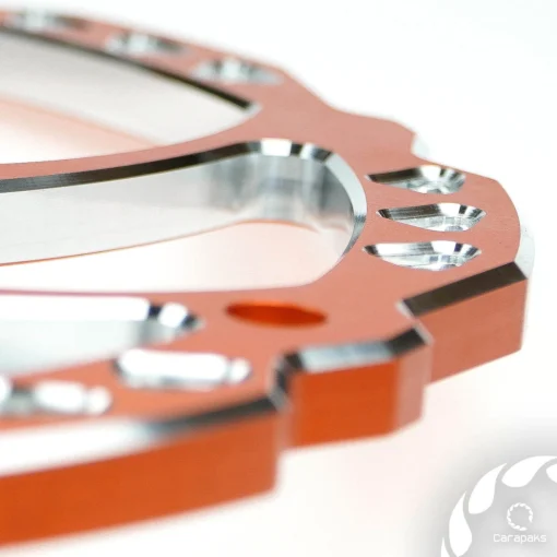 Protectie aluminiu disc frana fata KTM/Hus 2015-2023 Carapaks - portocaliu - mtmoto
