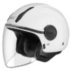 Cască moto deschisă SMK Laminar Solid alb