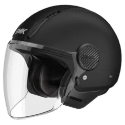 Cască moto deschisă SMK Laminar Solid negru mat